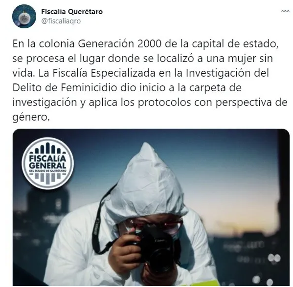 En este momento estás viendo SE REGISTRÓ EL PRIMER FEMINICIDIO EN EL ESTADO DE QUERÉTARO