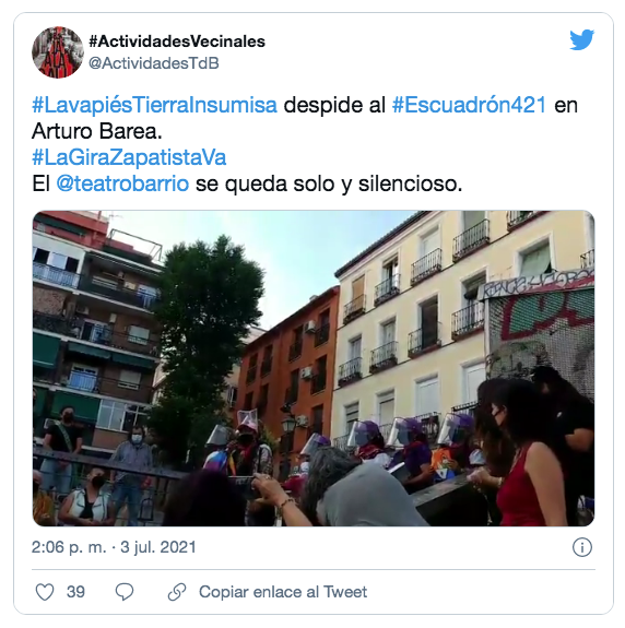 En este momento estás viendo LLEGAN A MADRID MIEMBROS DEL EZLN