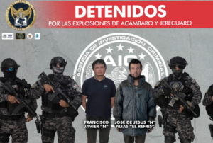 Lee más sobre el artículo CAEN 2 SEÑALADOS POR COCHES BOMBA EN ACÁMBARO Y JERÉCUARO