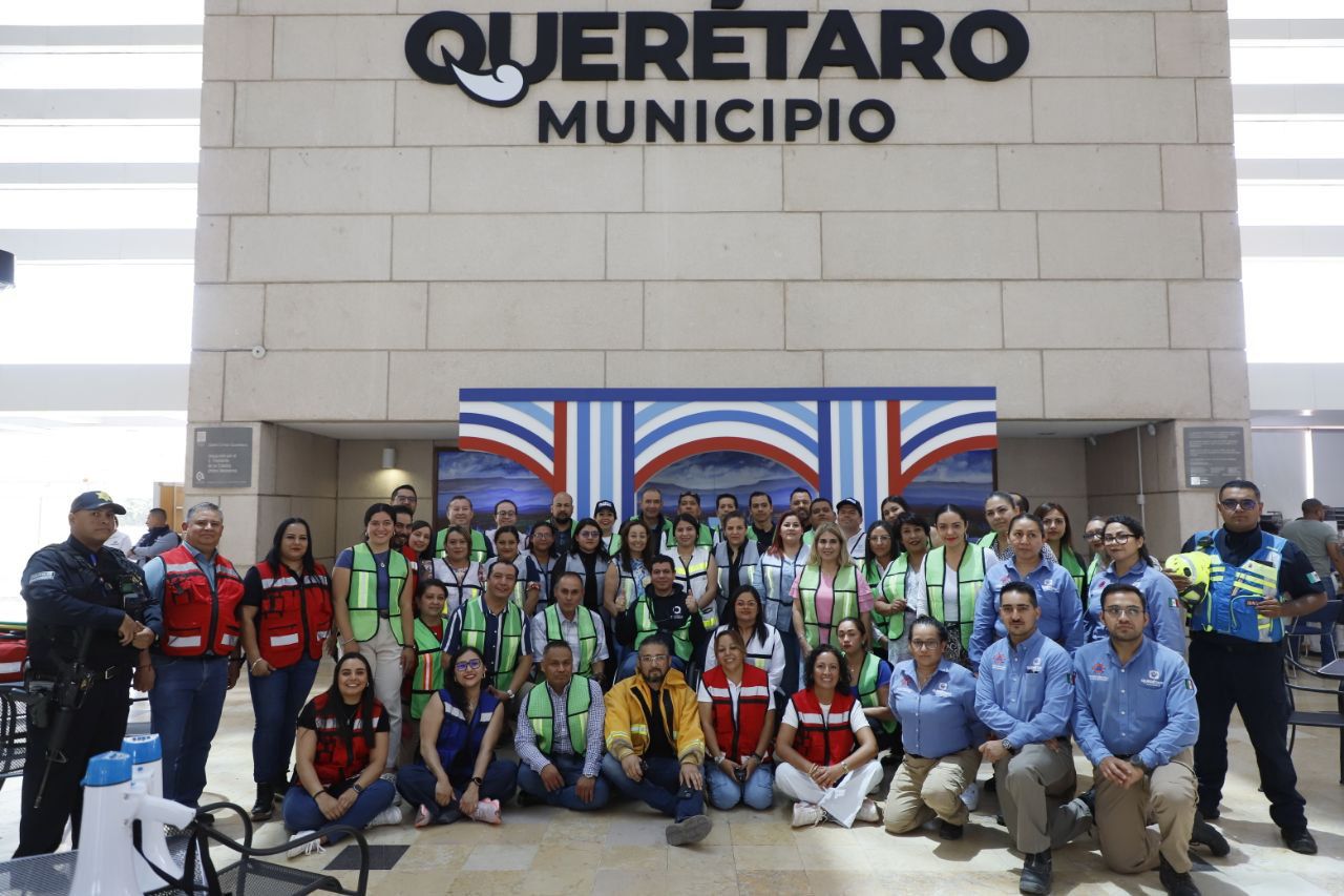 Lee más sobre el artículo Municipio de Querétaro participa en el Primer Simulacro Nacional de Sismos 2025