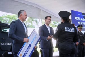 Lee más sobre el artículo Encabeza Felifer Macías el XXVII aniversario de la Secretaría de Seguridad Pública Municipal