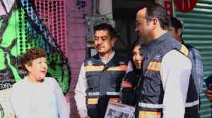 Lee más sobre el artículo Roberto Cabrera supervisa rehabilitación de imagen urbana en 5 de Mayo que registra 82% de avance
