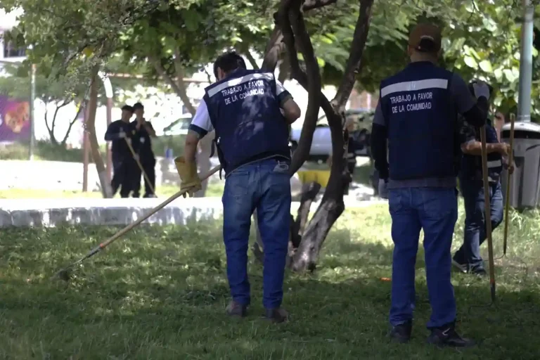 Infractores cumplieron 174 horas de trabajo comunitario en julio